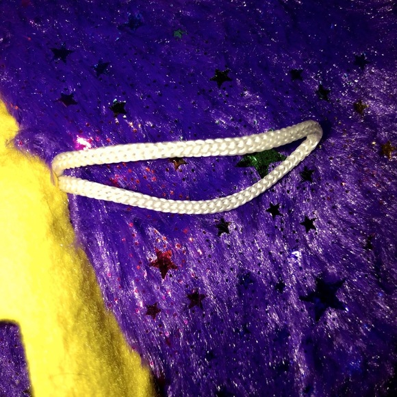 Peek A Boo Sparkly Star Plush Horned Purple Dragon - Picture 10 of 10